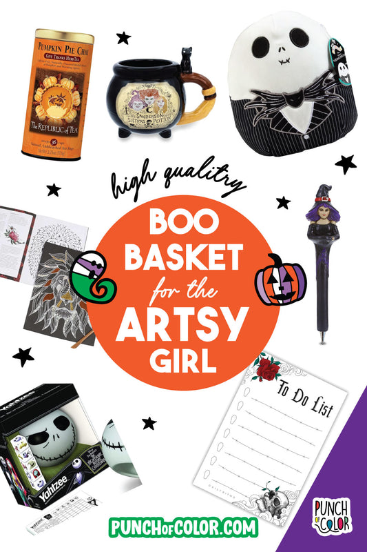Boo Basket for the Artsy Girl