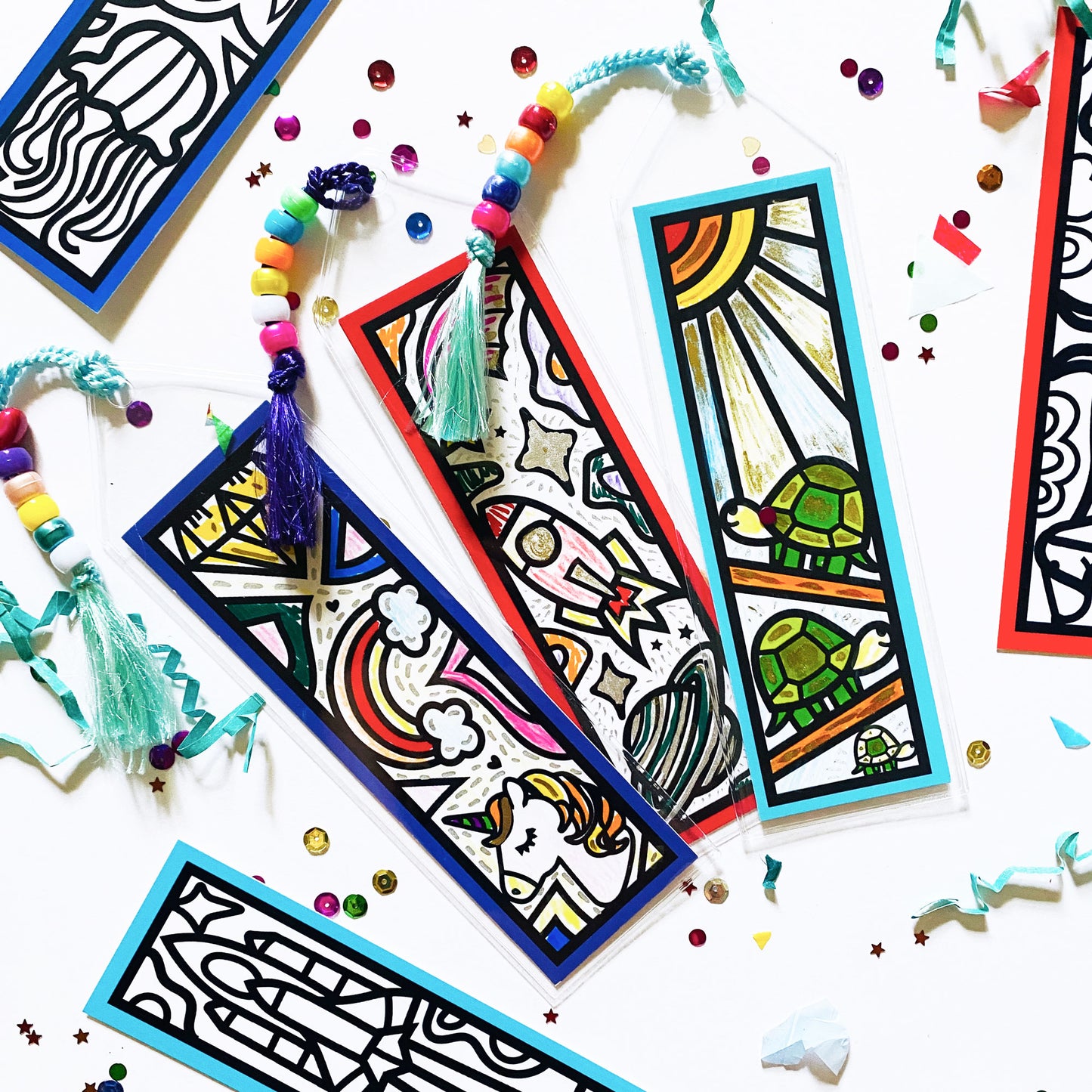 Animal, Space or Unicorn Bookmark Making Kit