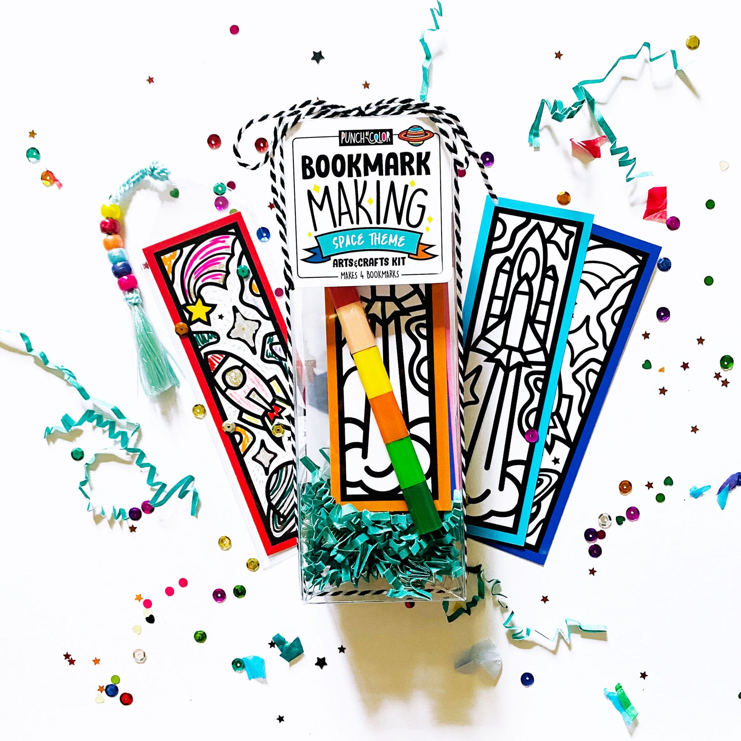 Animal, Space or Unicorn Bookmark Making Kit