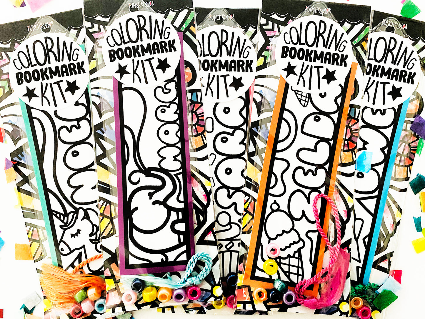 Coloring Bookmark Kit