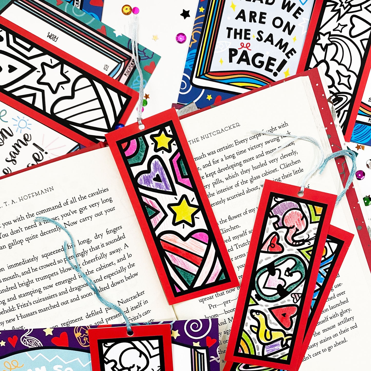 Bookmark Animal Valentine's Cards
