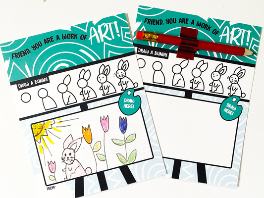 Step by Step Drawing Valentine's Cards