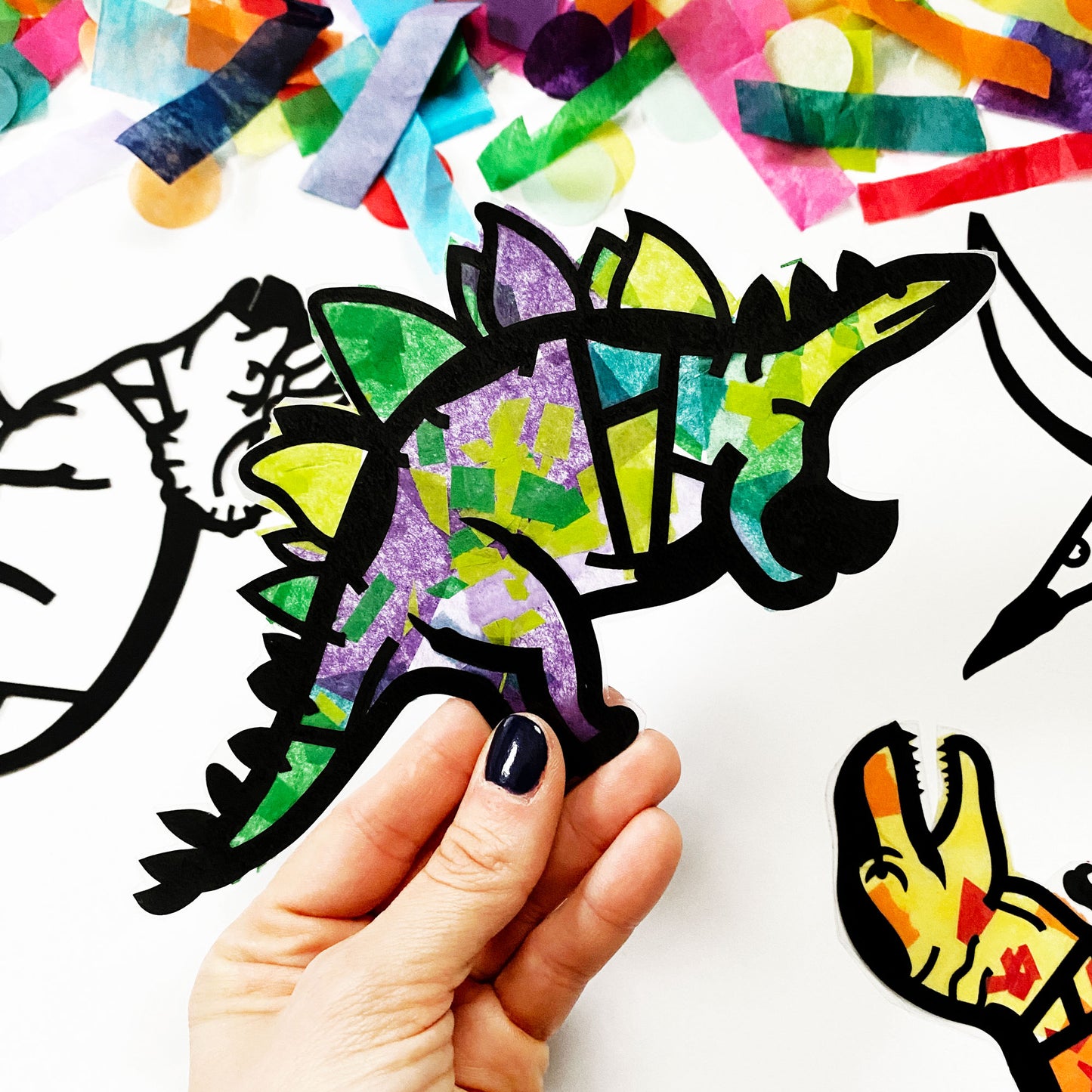 Dinosaur Suncatcher SVG
