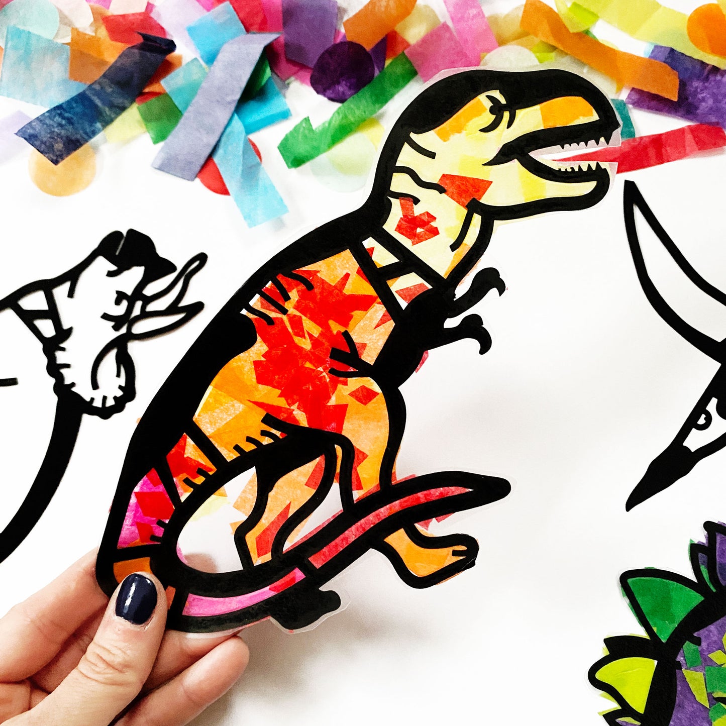 Dinosaur Suncatcher SVG