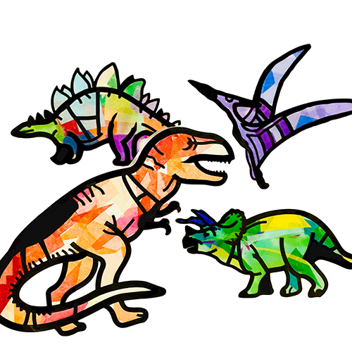 Dinosaurs Suncatcher Craft Kit