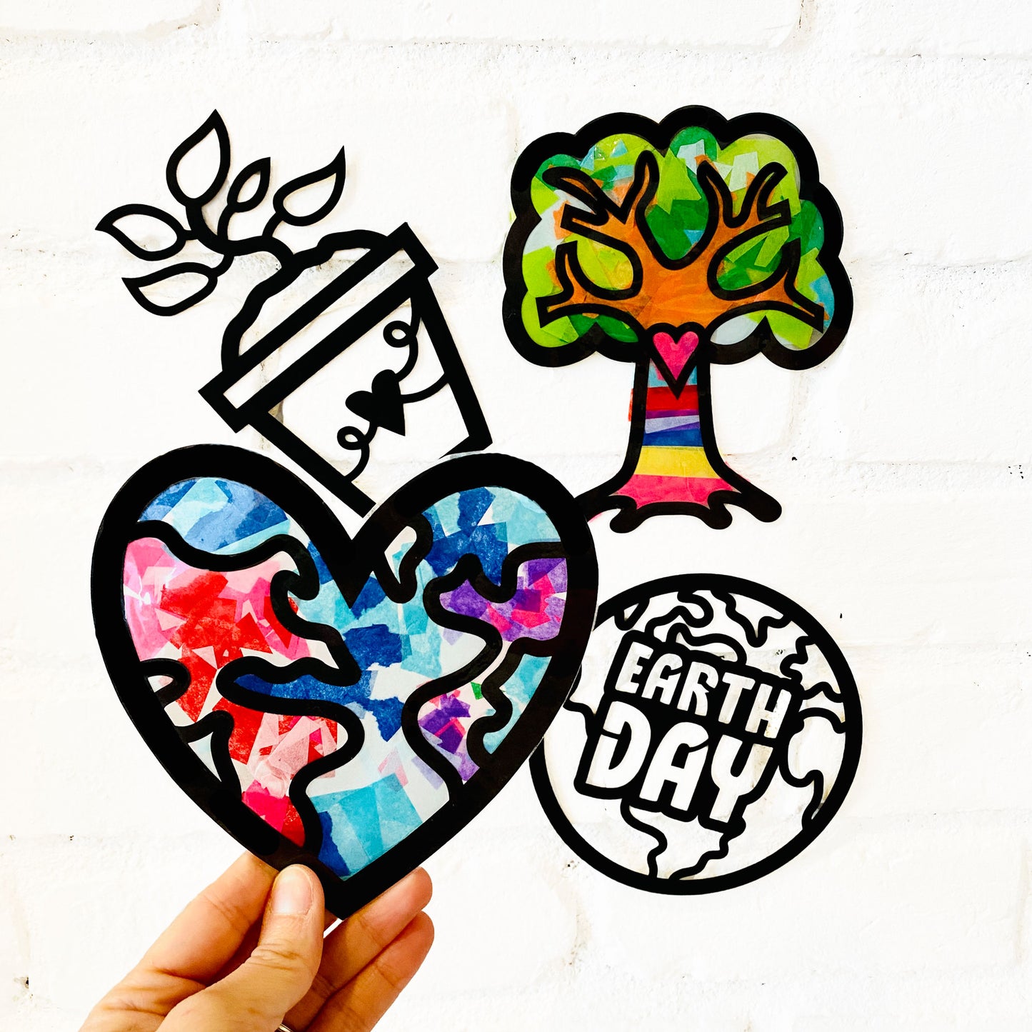 Bulk Earth Day Suncatcher Crafts