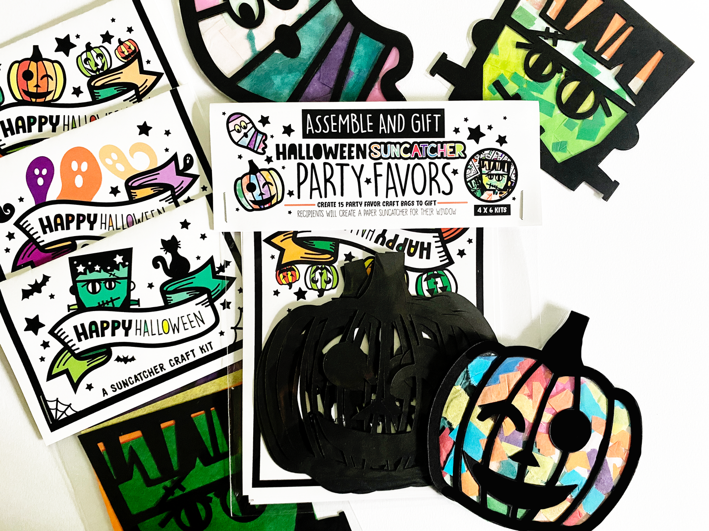 DIY Halloween party favor kits