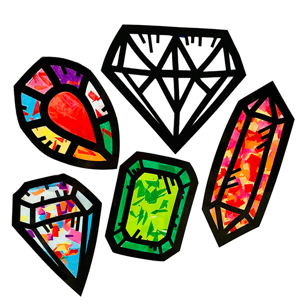 Gemstones Suncatcher Craft Kit