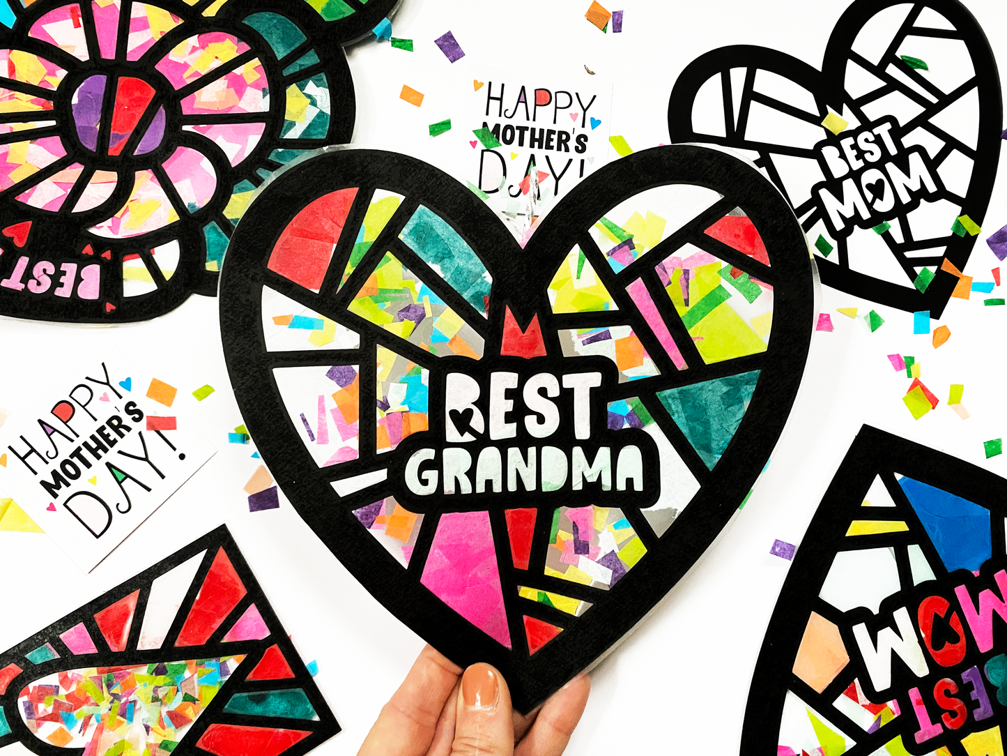 Mother's, Father's, Grandparents' Day Heart SVG