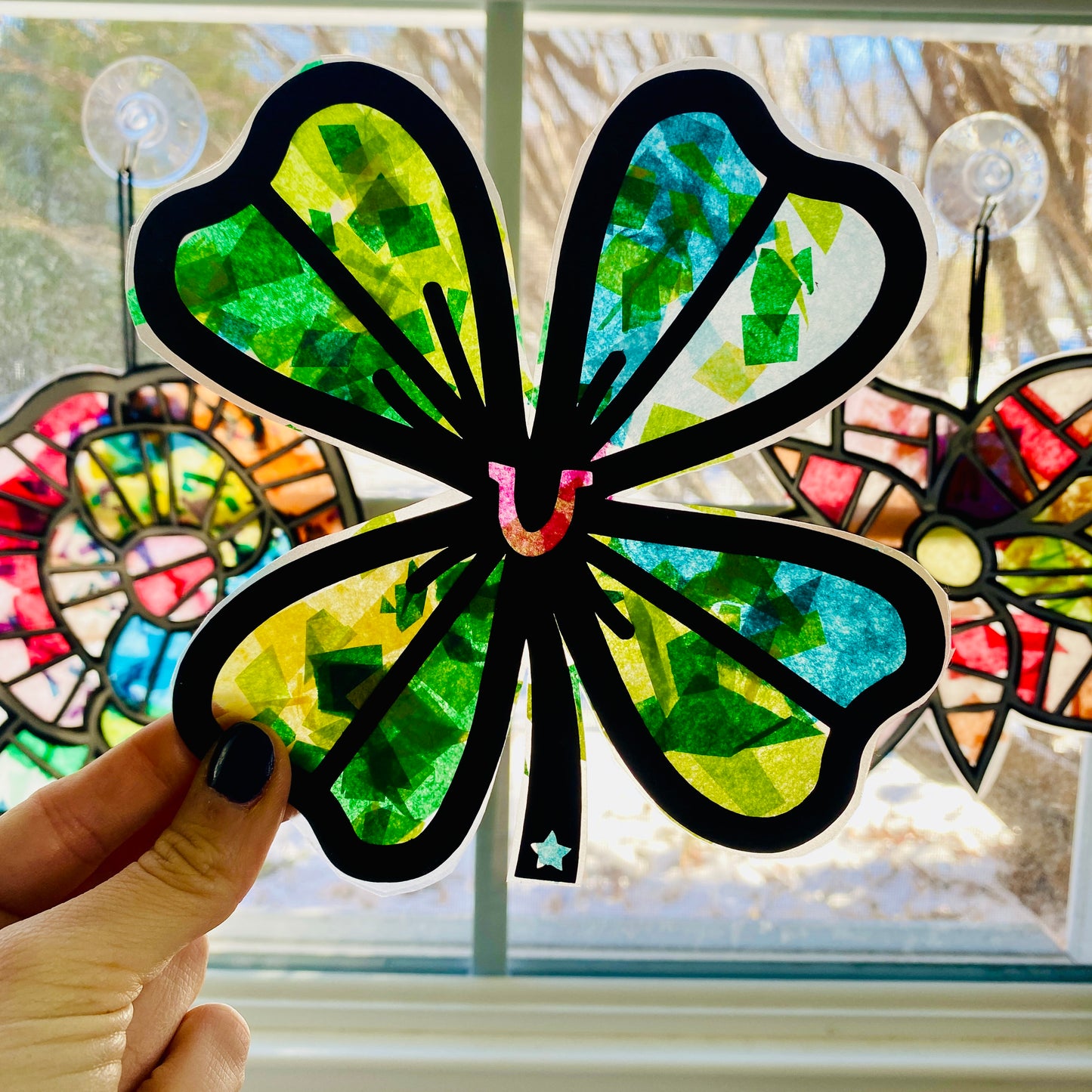 Bulk Shamrock Suncatcher Crafts
