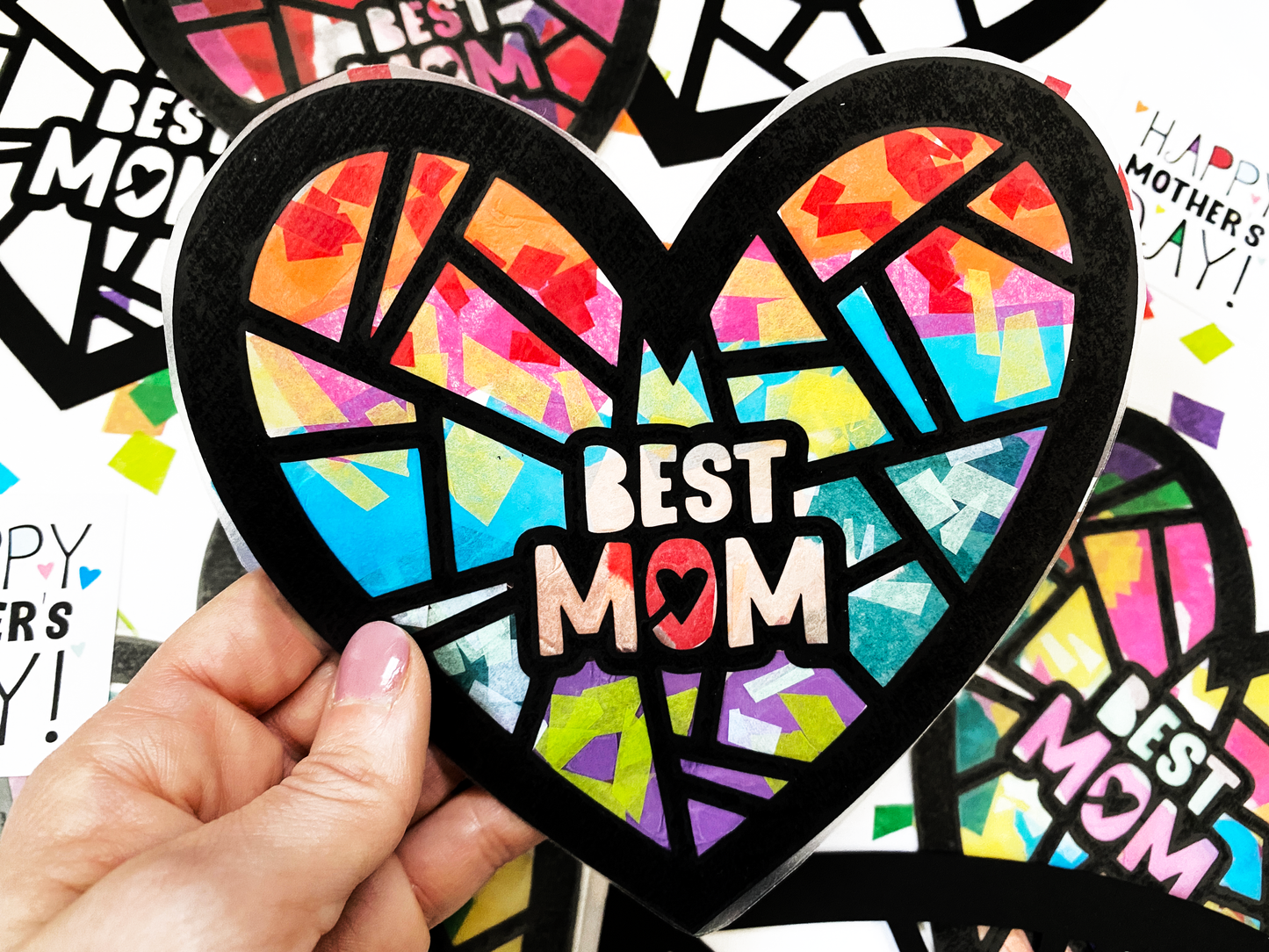 Mother's, Father's, Grandparents' Day Heart SVG