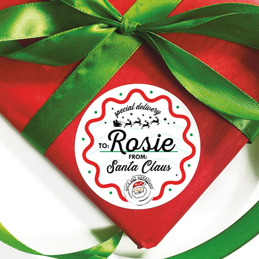 Personalized Christmas Gift Labels - Special Delivery