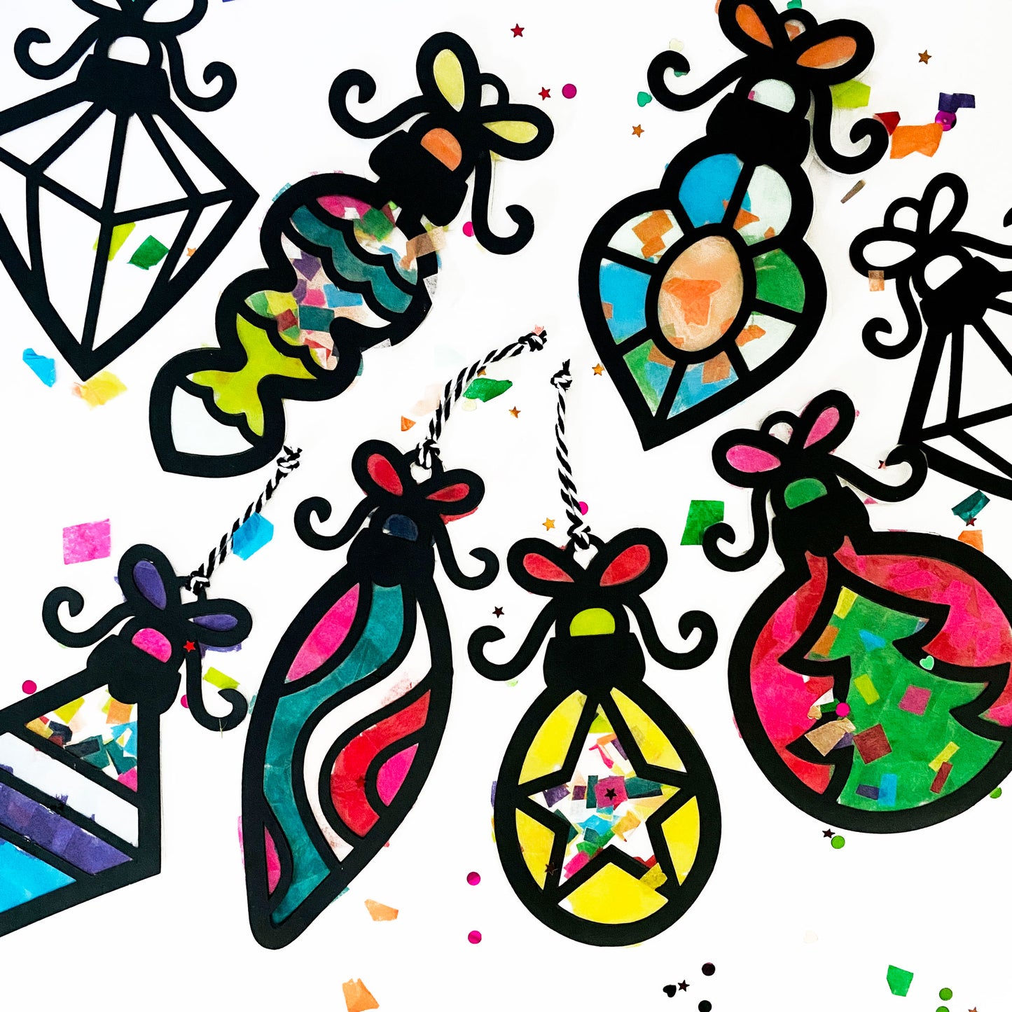 Mini Ornaments Suncatcher Kit