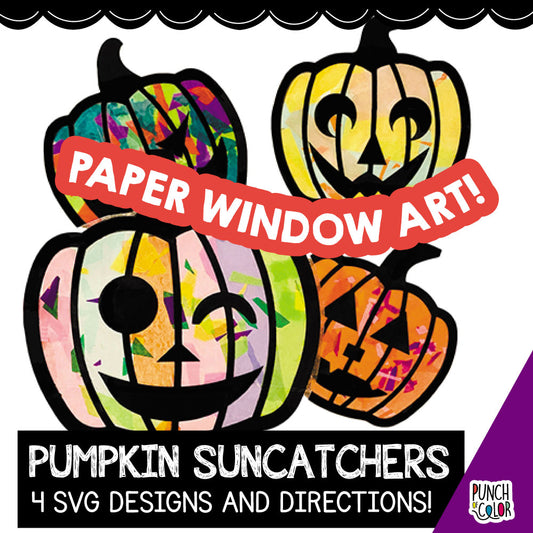 Pumpkin Suncatcher SVG