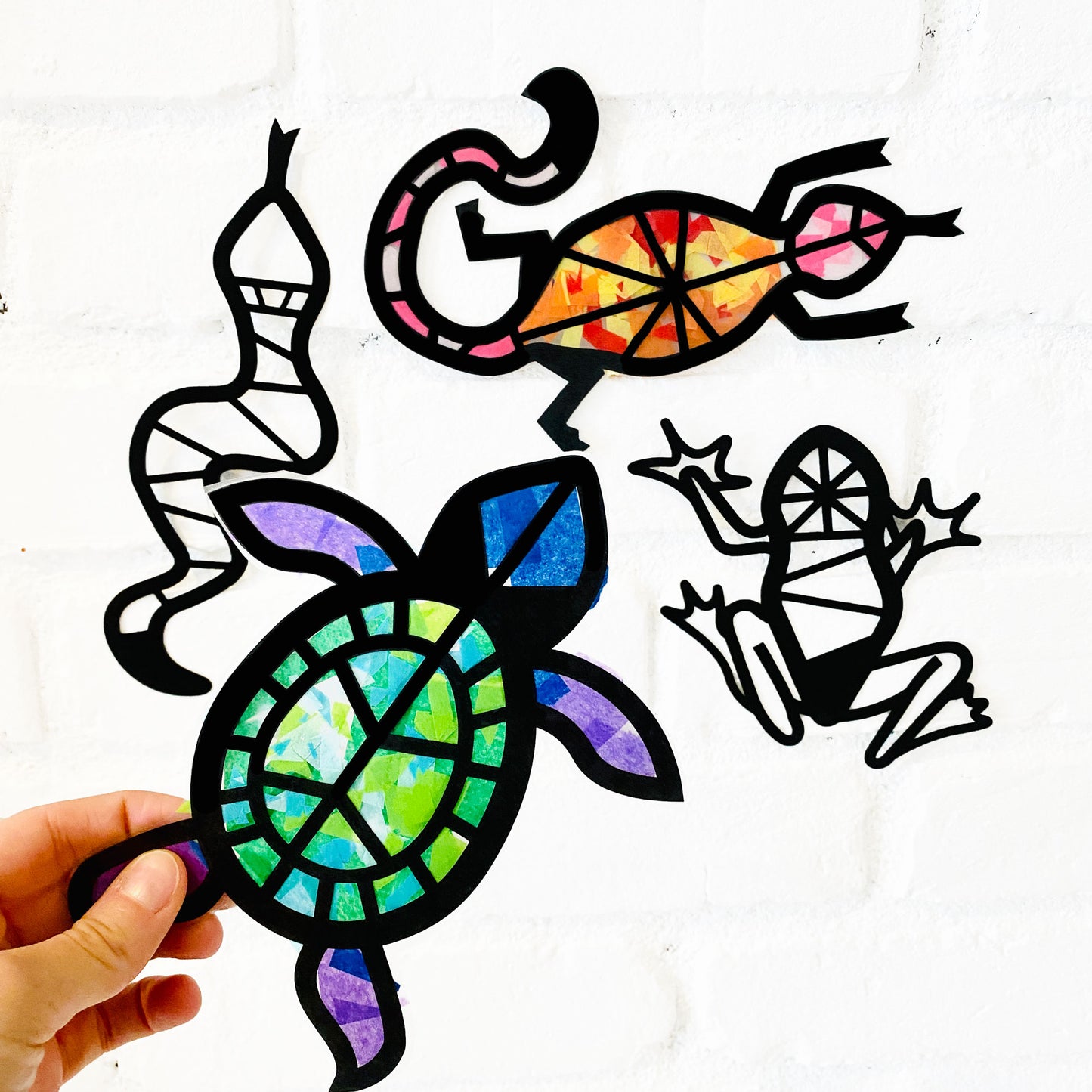 Reptiles Suncatcher Craft Kit