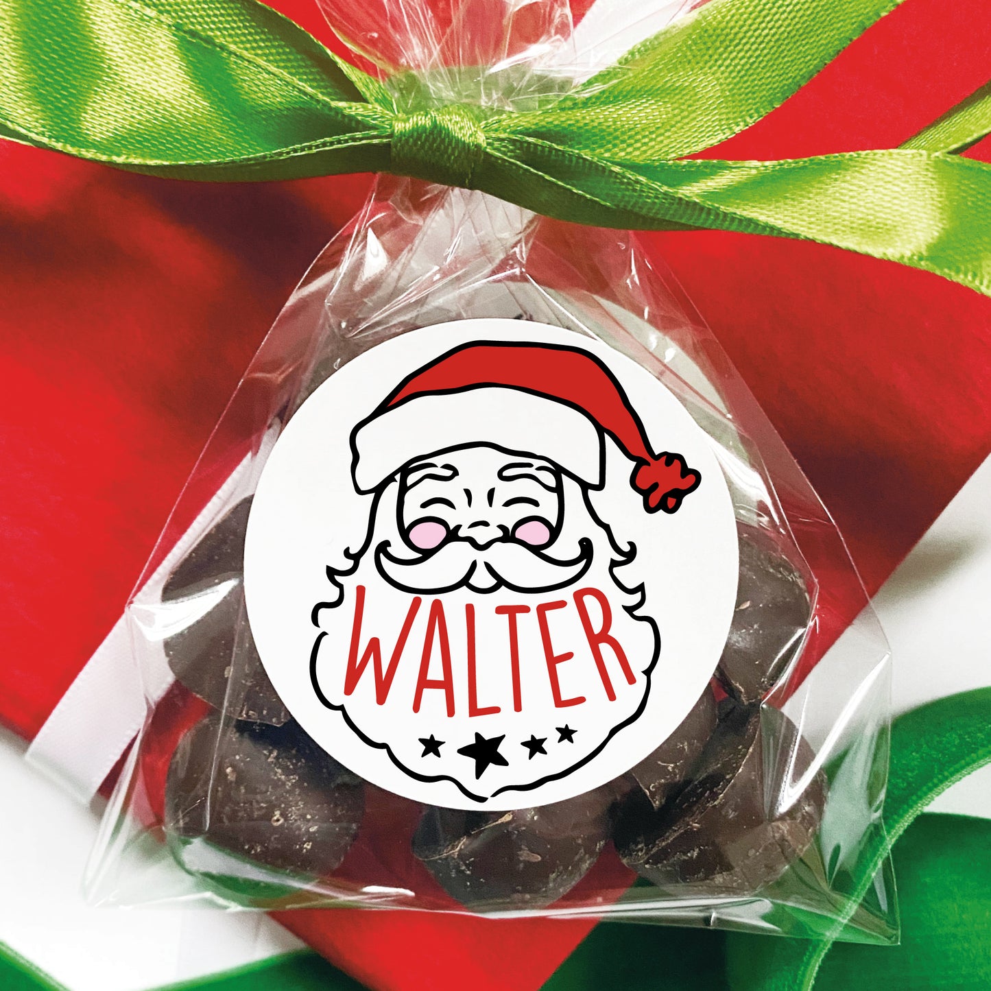 Personalized Santa Claus Christmas Gift Labels