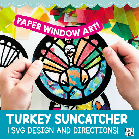 Turkey Suncatcher SVG