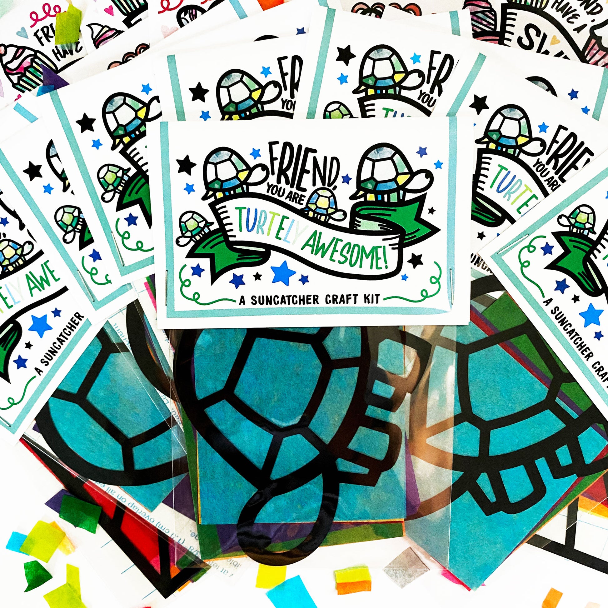 Turtley Awesome Valentine's Day craft kits for kids