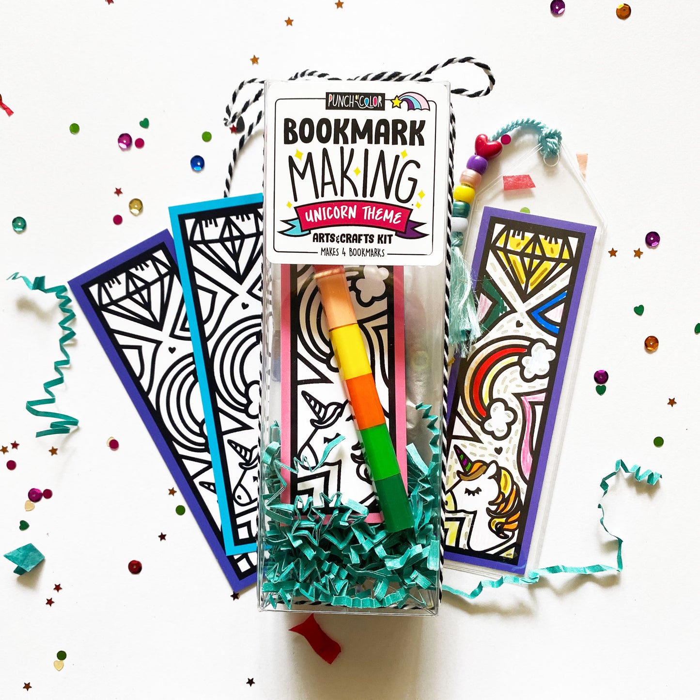 Animal, Space or Unicorn Bookmark Making Kit