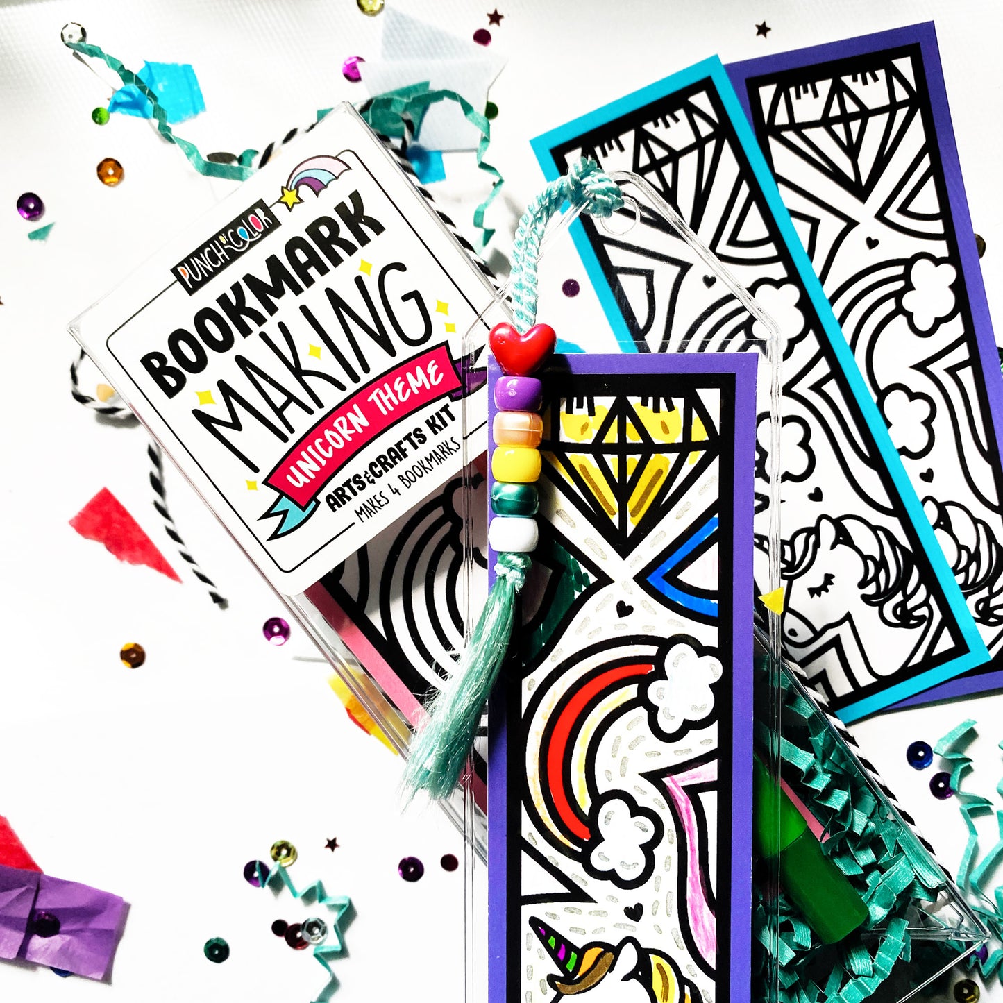 Animal, Space or Unicorn Bookmark Making Kit