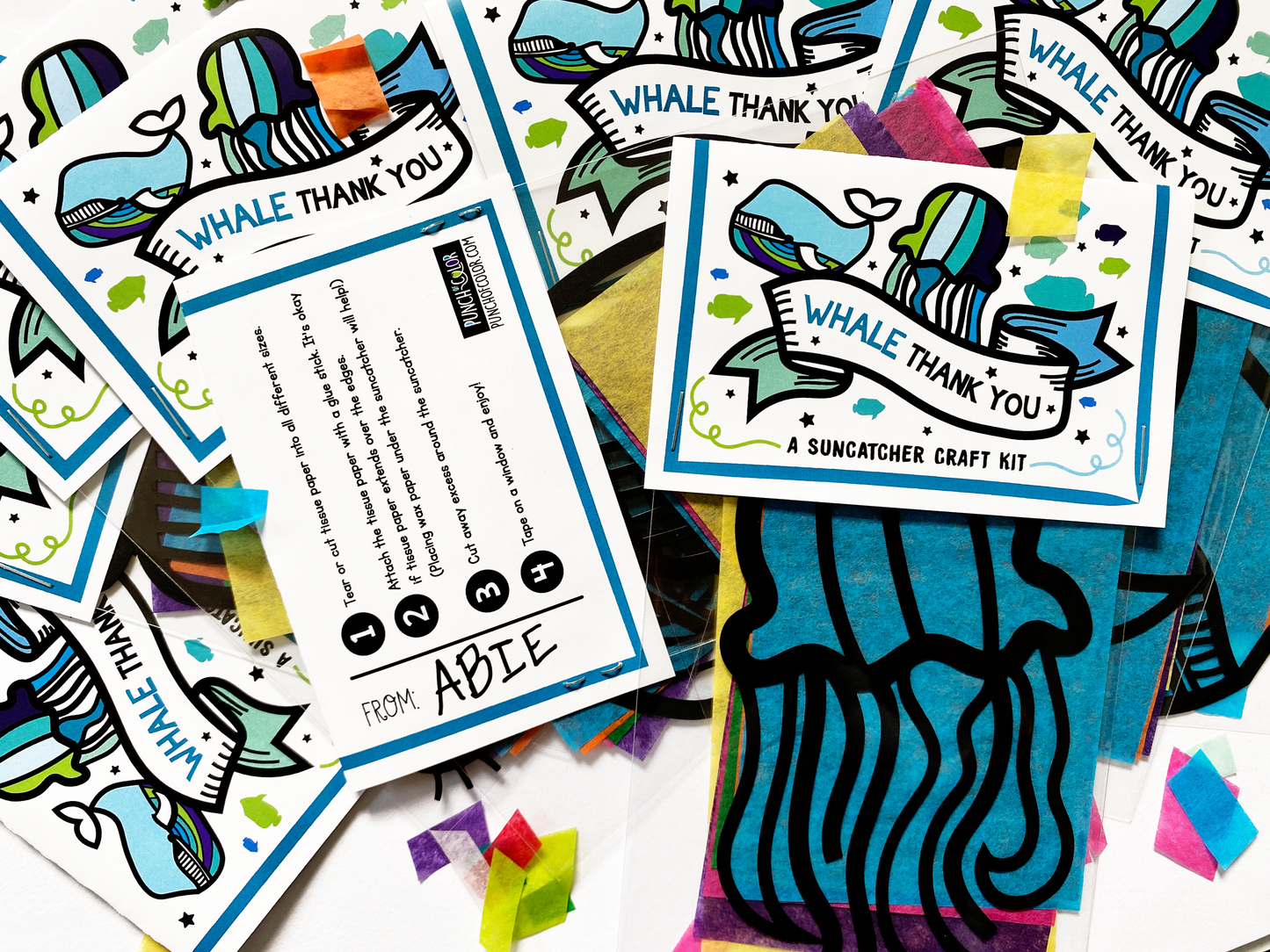 Whale Suncatcher Party Favor