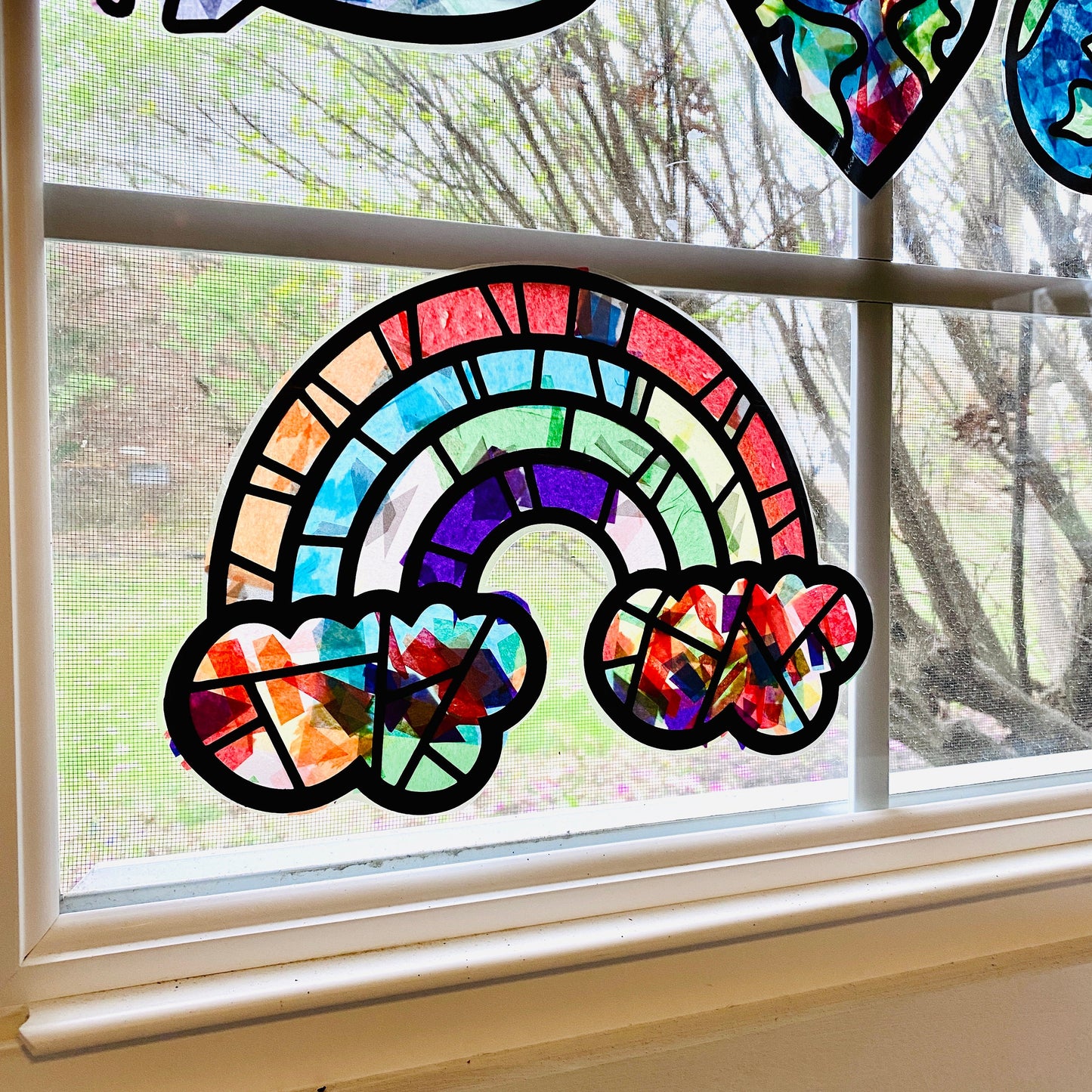 Big Rainbow Suncatcher Craft Kit