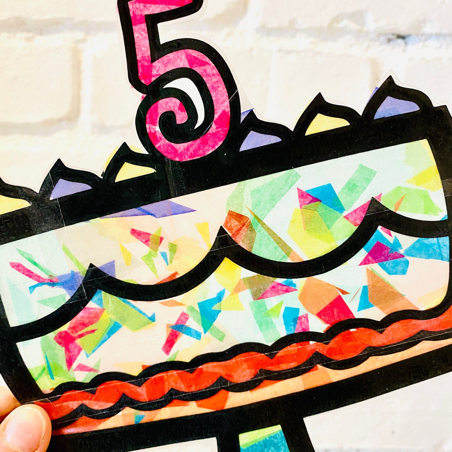 Birthday Cake Suncatcher Craft Kit