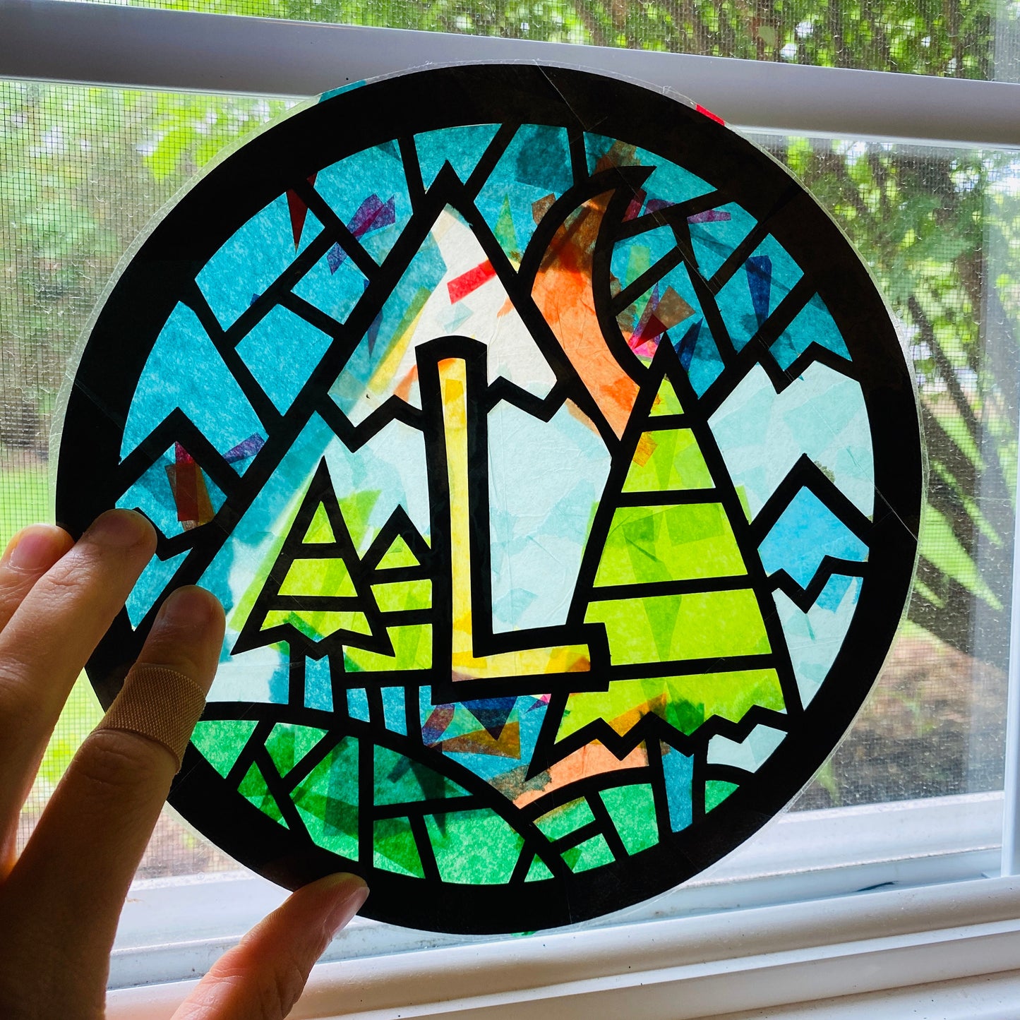 Forest Monogram Suncatcher Kit