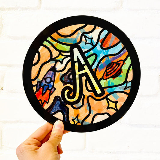 Outer Space Monogram Suncatcher Kit