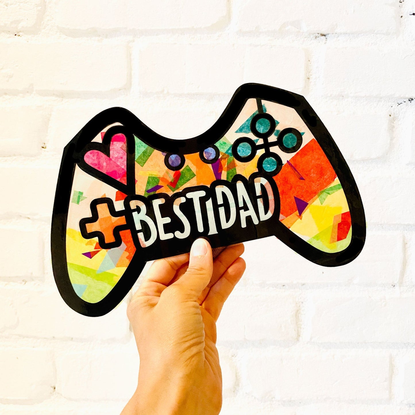 Gamer Best Dad Suncatcher Kit
