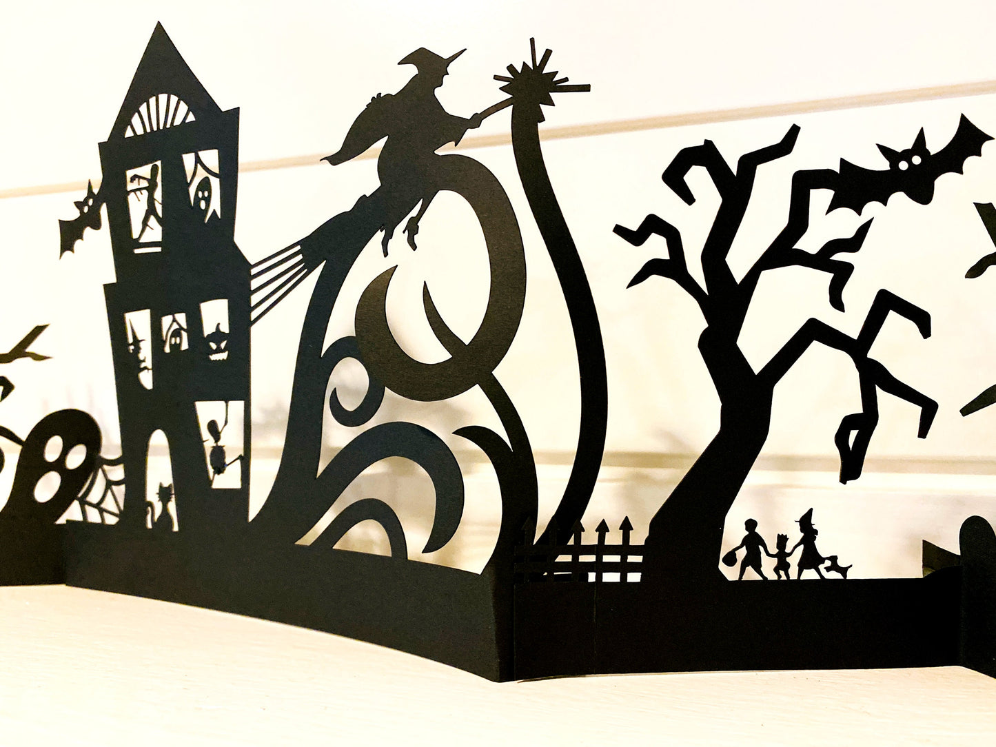 Spooky Halloween Village Decoration