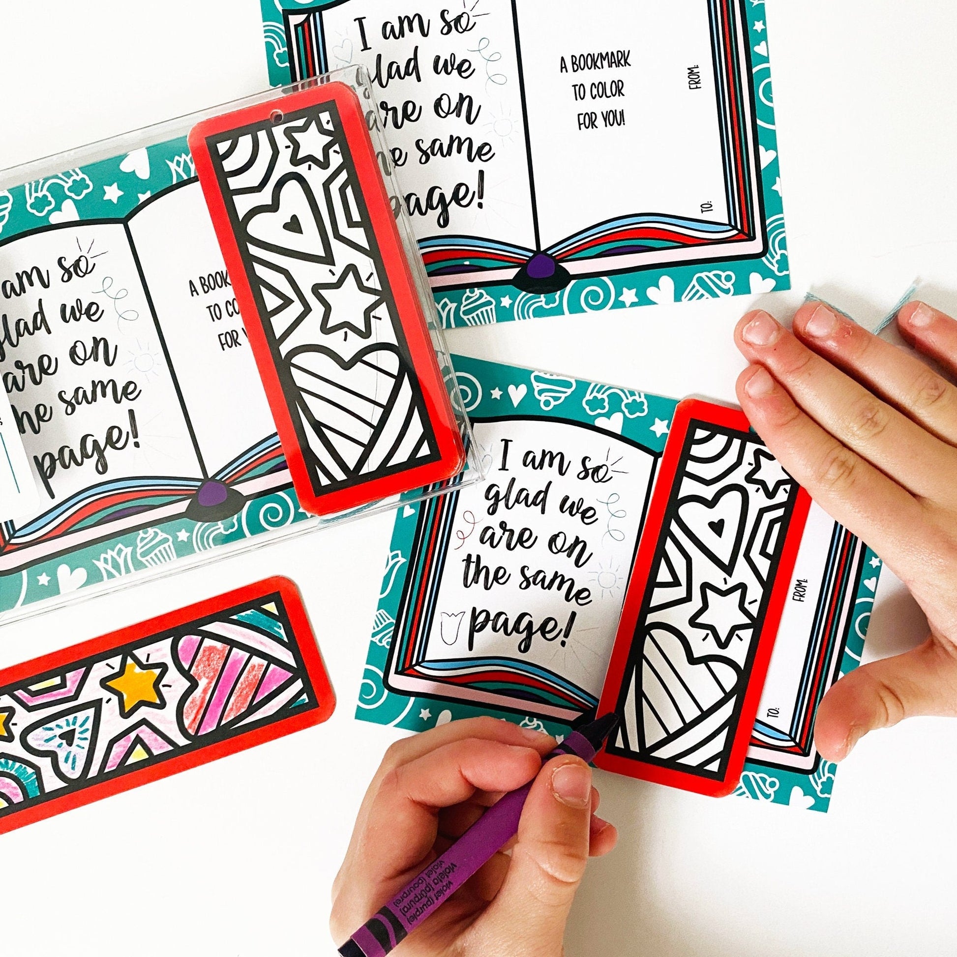 Bookmark valentines for kids classroom exchange. Unique valentine ideas for readers.