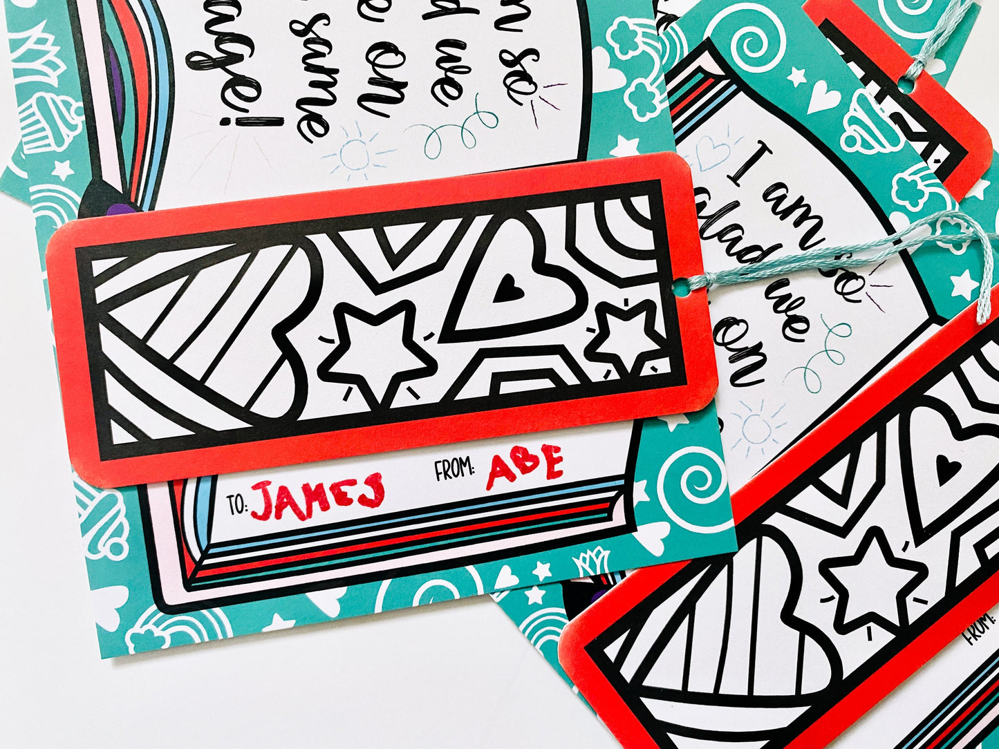 Bookmark Valentine's Cards