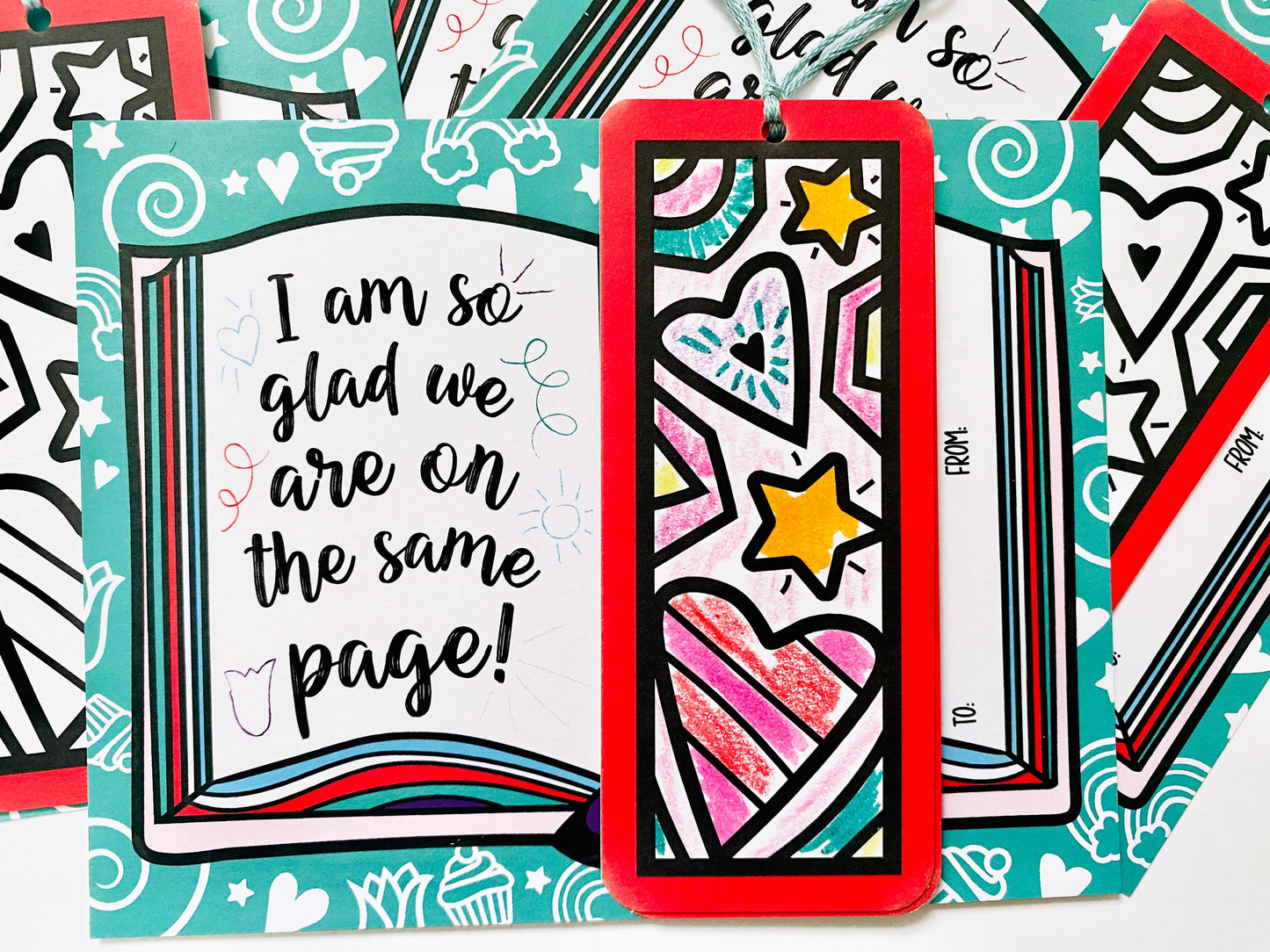 Bookmark Valentine's Cards