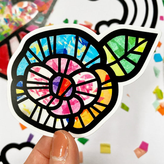 Flower Vinyl Sticker