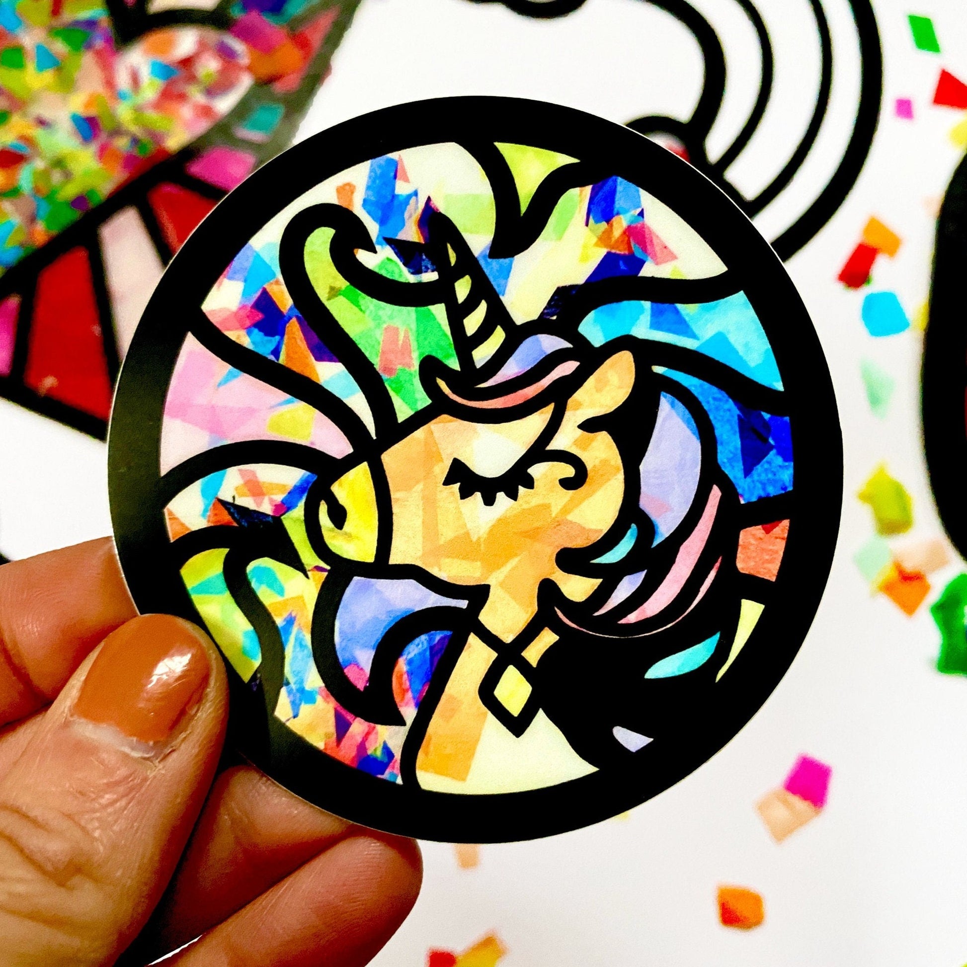 Unicorn vinyl sticker