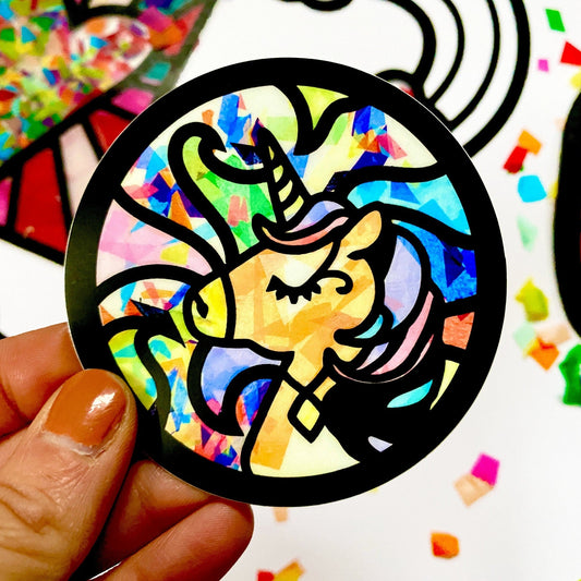 Unicorn vinyl sticker
