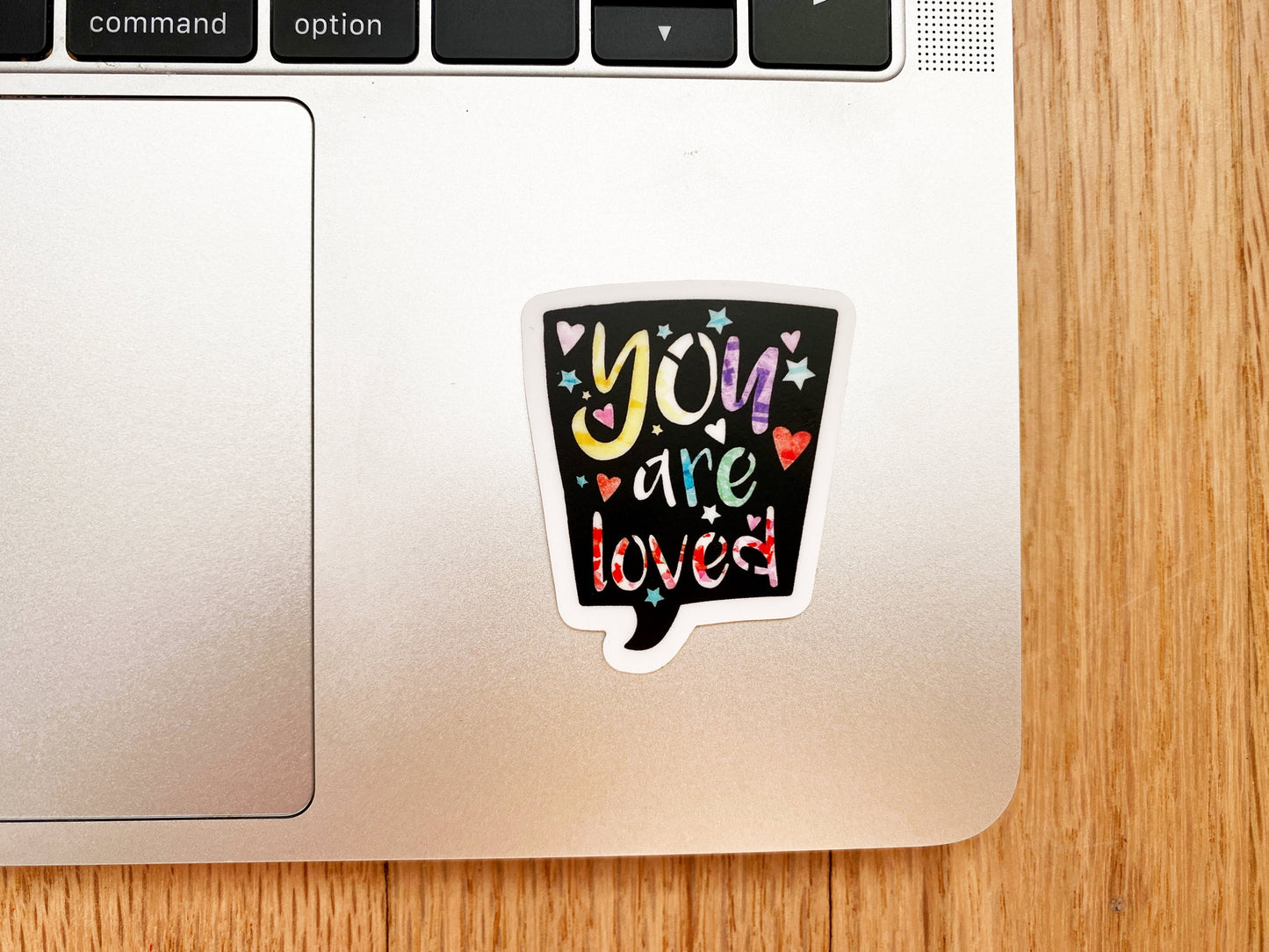 You Are Loved Stained Glass Vinyl Sticker