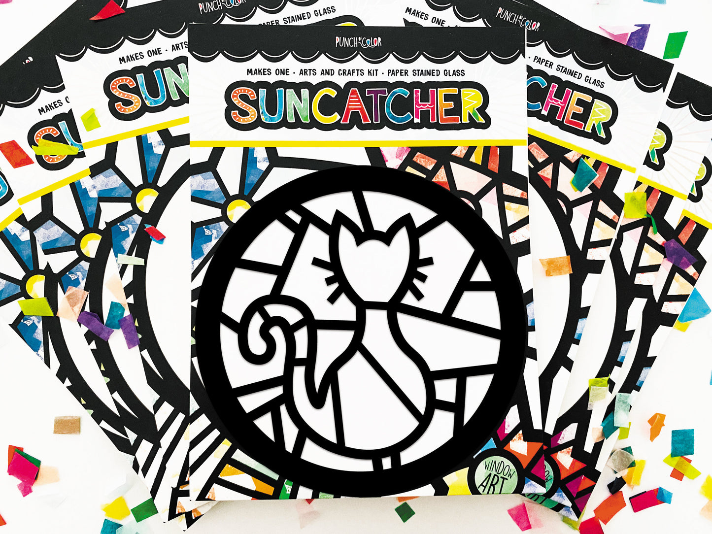 Black Cat Suncatcher Craft Kit