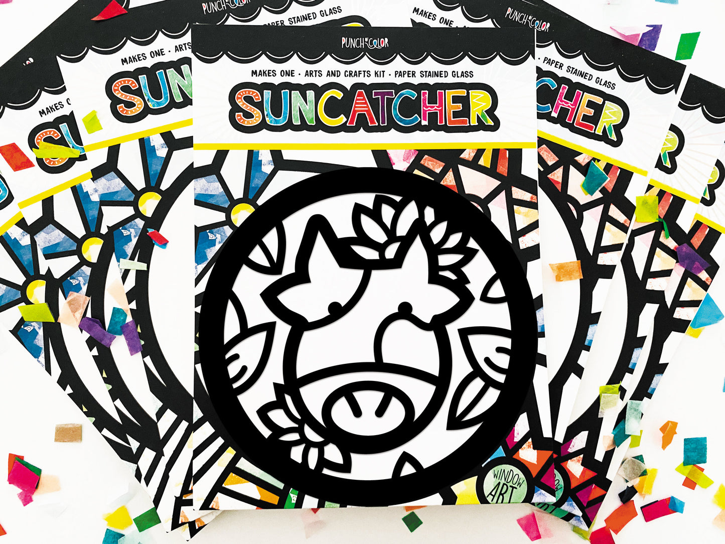 Cow Suncatcher Craft Kit