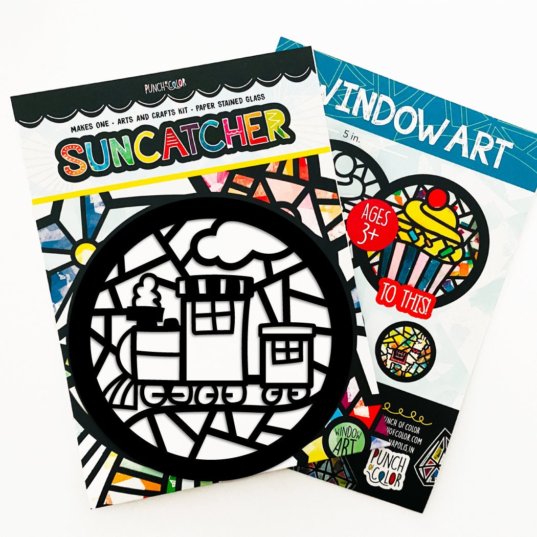 Train Craft Suncatcher Kit