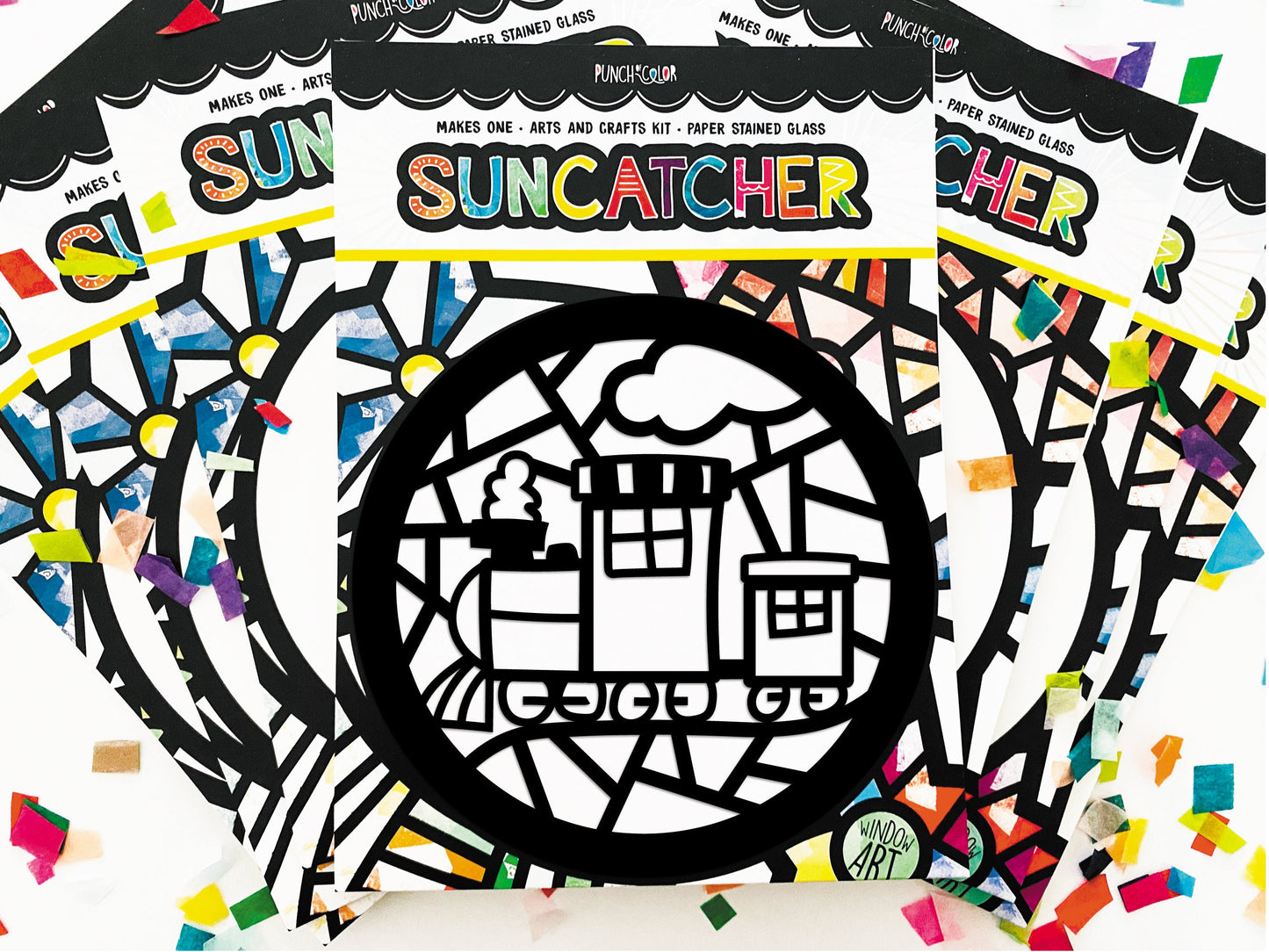 Train Craft Suncatcher Kit