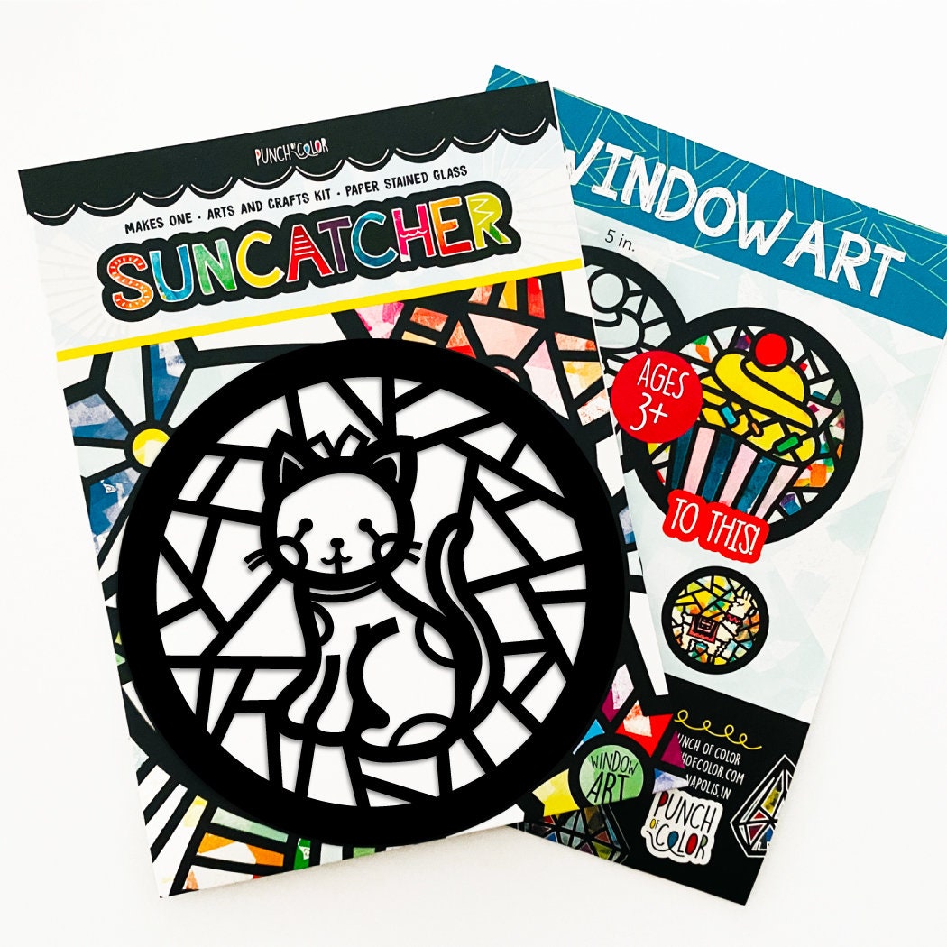 Cat Suncatcher Craft Kit