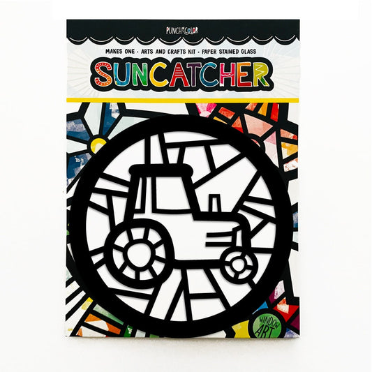 Train arts and crafts suncatcher kit for kids
