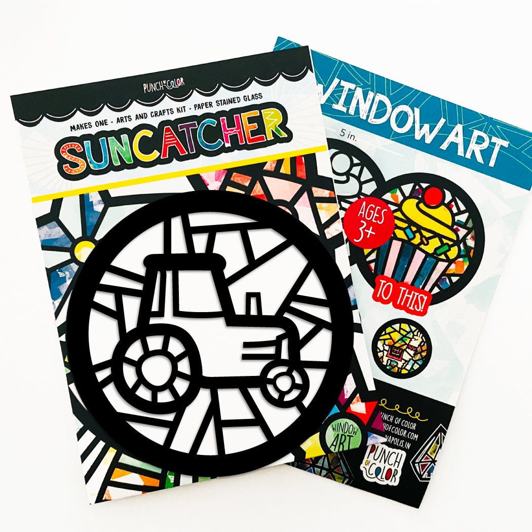 Tractor Suncatcher Craft Kit