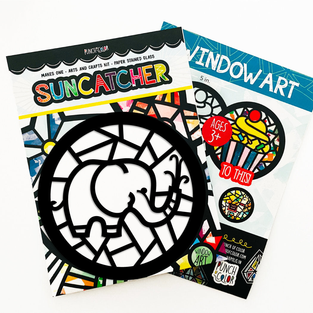 Elephant Suncatcher Craft Kit