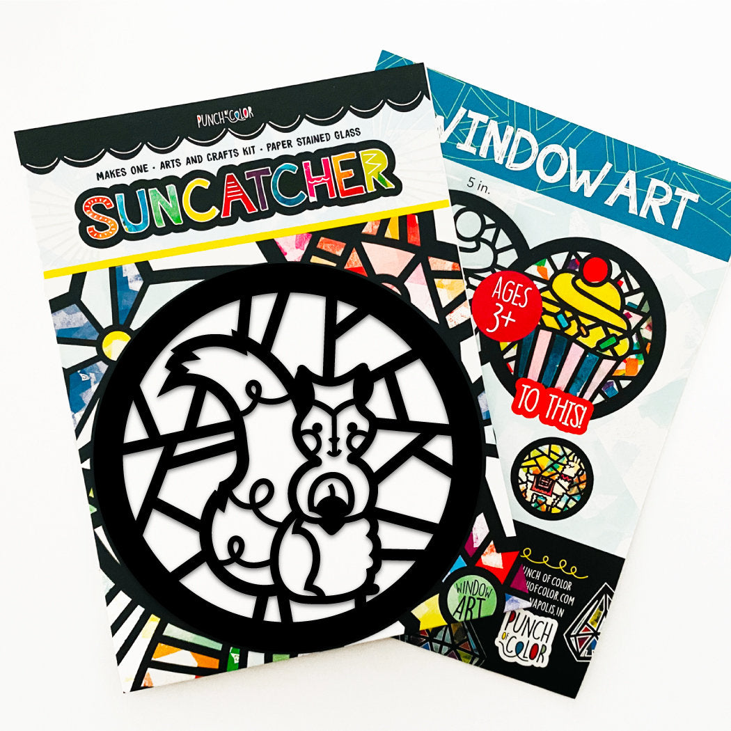 Squirrel Suncatcher Craft Kit