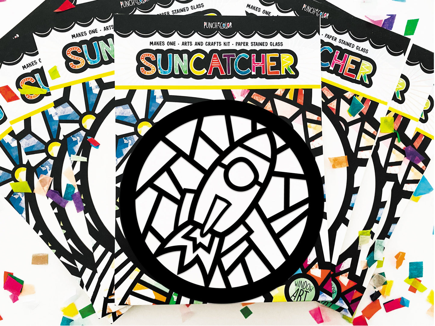 Rocket ship Suncatcher Craft Kit