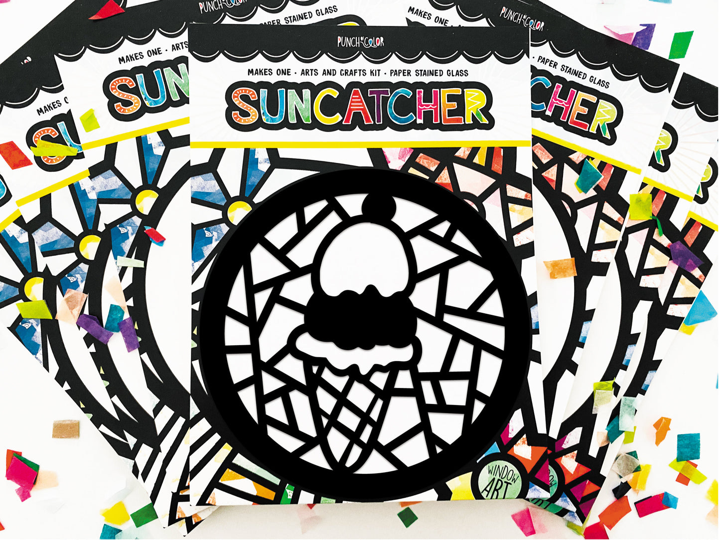 Ice Cream Suncatcher Craft Kit