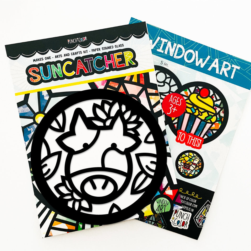 Cow Suncatcher Craft Kit